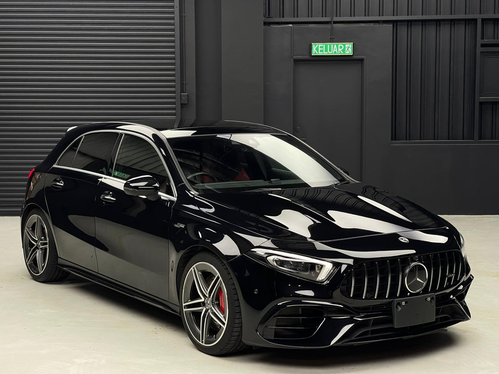 [NEW ARRIVAL] Mercedes-Benz A45S AMG 4MATIC+ (Advance Performance Package) - Black Hatchback (2019) - Recond Car