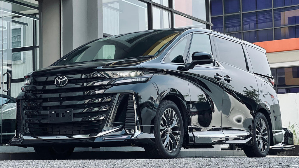[NEW ARRIVAL] Toyota Vellfire 2.4 Turbo Z Premier (Full Body Kit) Sunroof - Black (2023) - Malaysia Recond Car
