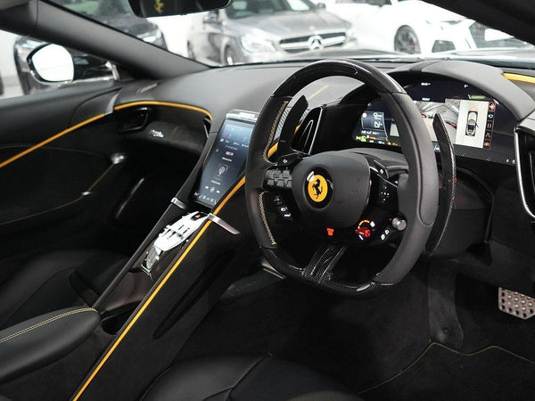 2024 Ferrari Roma Spider Black Convertible Coupe Sports Car with 4 ...