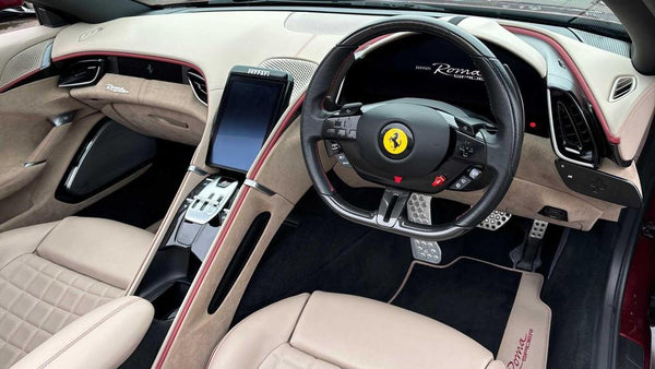 2024 Ferrari Roma Spider Red Convertible Coupe Sports Car with 4 Seats ...