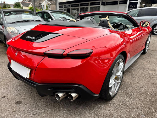 2024 Ferrari Roma Spider Red Convertible Coupe Sports Car with 4 Seats ...