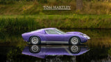 [VINTAGE COLLECTIBLES] Lamborghini Miura S SV Upgrade 3.9 (Vintage Car Collectible) - Purple Coupe (1971) - Recond Car
